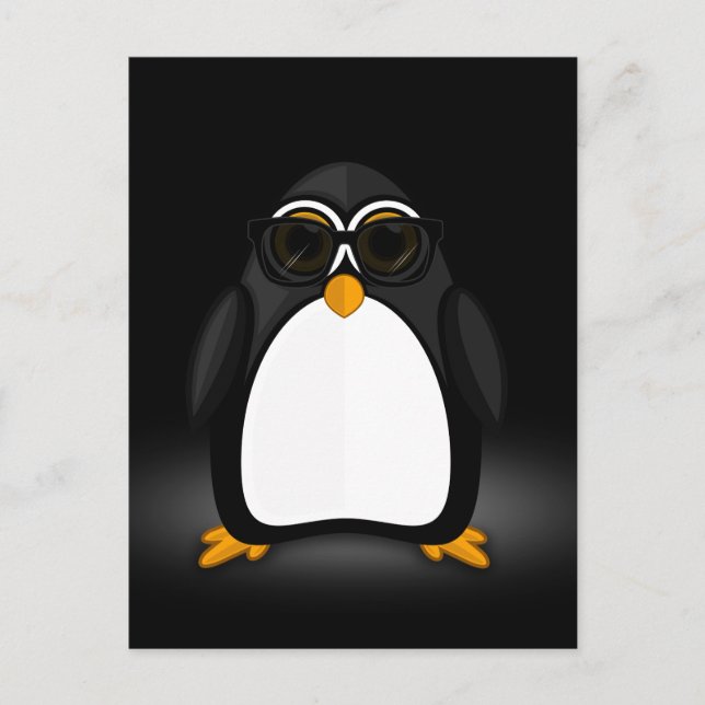 Coola Penguin Vykort (Framsida)