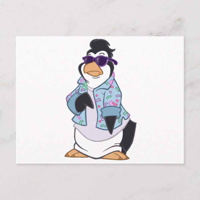 Coola Penguin Vykort (Framsida)