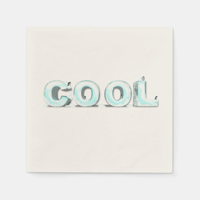 Coola Penguins Pappersservett (Framsidan)