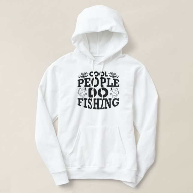 Coola People Do Fishing Hoodie (Design framsida)