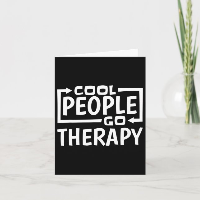 Coola People Go Therapy Kort (Framsida)
