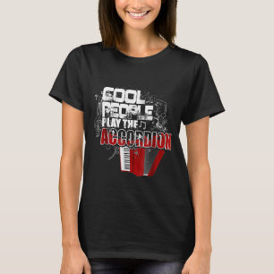 Coola People spelar musikinlärning i Accordion Mus T Shirt
