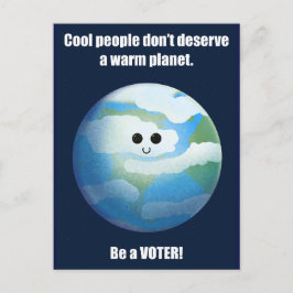 Coola People Warm Planet Vykort