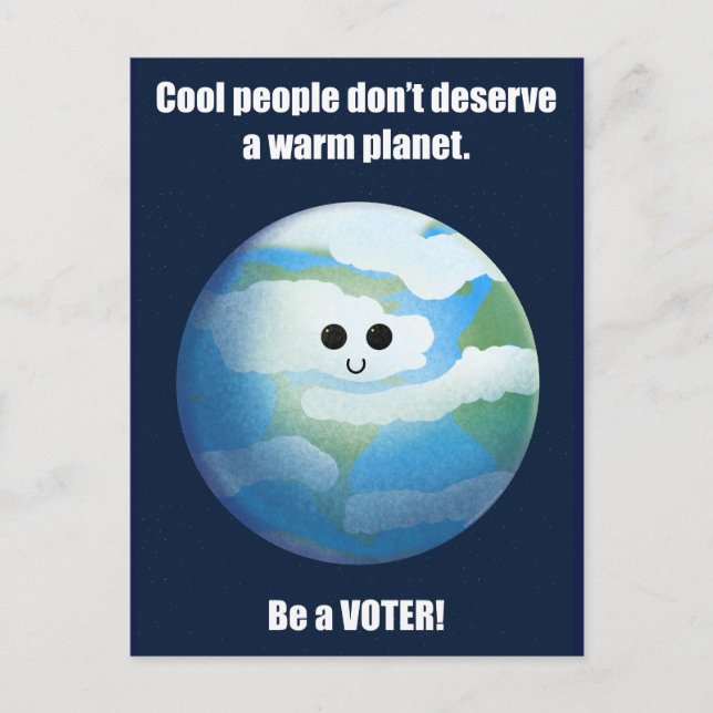 Coola People Warm Planet Vykort (Framsida)