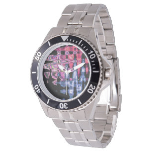 Coola perfekt färg Anpassningsbar Stainless Steel Armbandsur