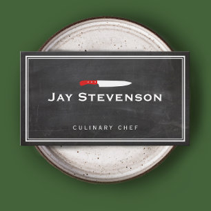 Coola Personal Chef Knivar Black Catering Logotyp Visitkort