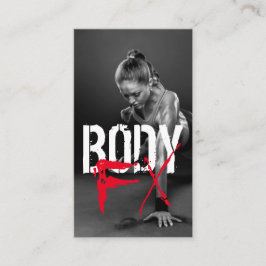 Coola Personal Trainer Gym Fitness Affärskort Visitkort