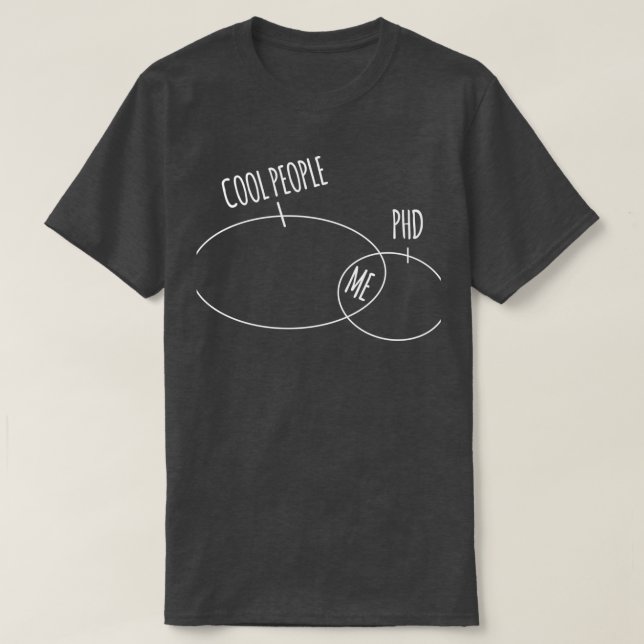 Coola Personer mig Phd Coola Kreativ Funny BeSnygg T Shirt (Design framsida)