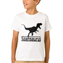 Coola Personlig Dinosaur Shirt-design