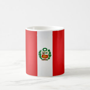 Coola Peru Flagga Kaffemugg