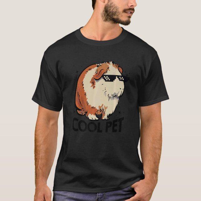 Coola Pet Graphic Guinea Owner Pet Cavy Animal Gri T Shirt (Framsida)