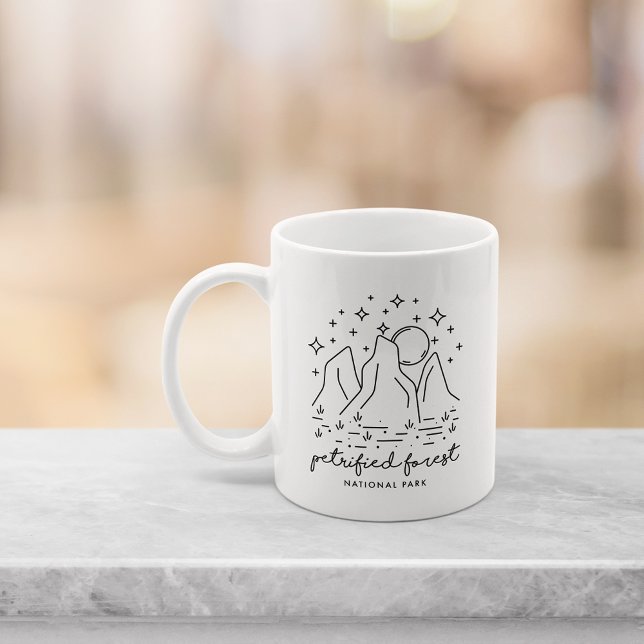Coola Petrified Forest National Park Souvenir Kaffemugg (Skapare uppladdad)