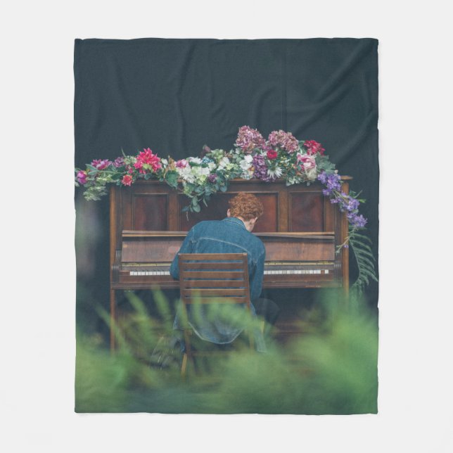 Coola Piano Artwork Fleecefilt (Framsidan)