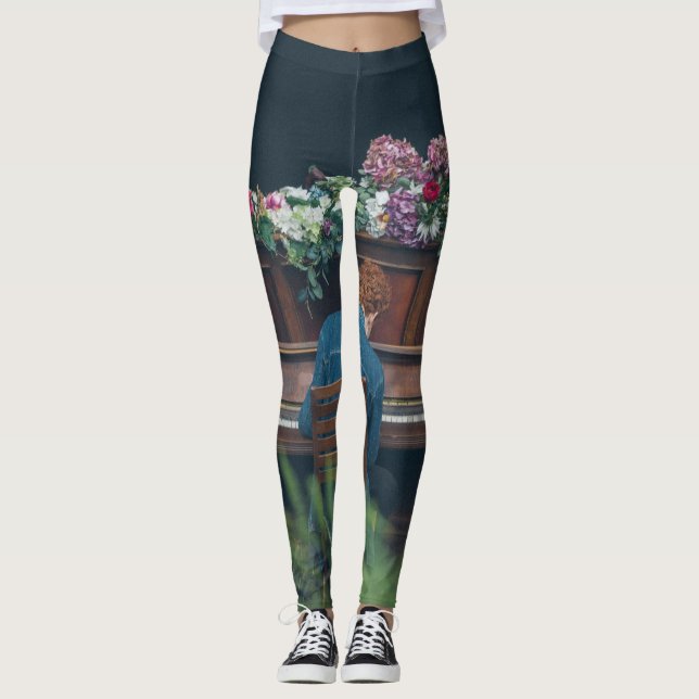 Coola Piano Artwork Leggings (Framsida)