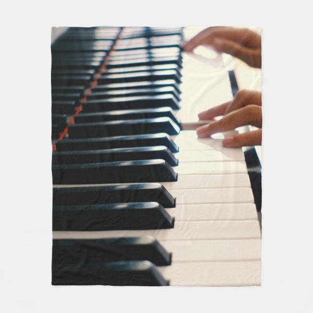 Coola Piano-design Fleecefilt (Framsidan)