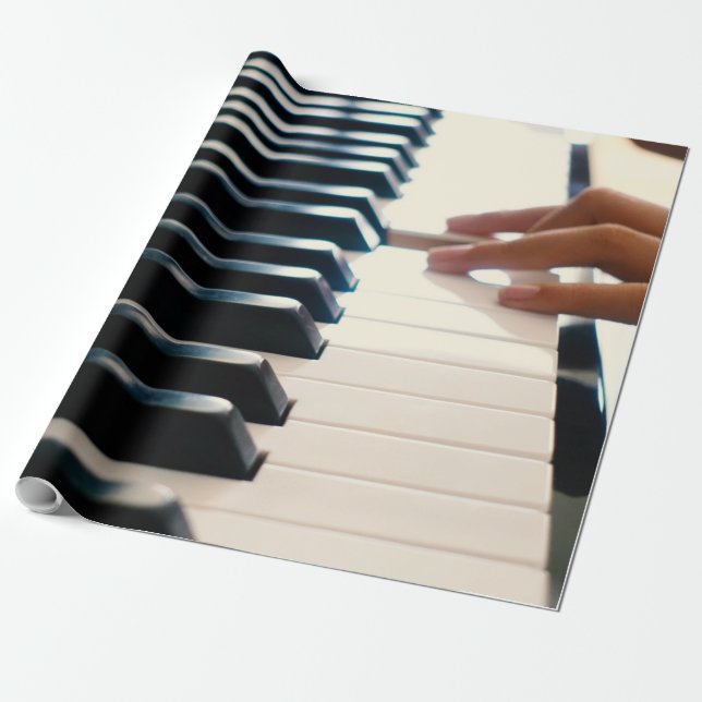 Coola Piano-design Presentpapper (Utrullad)