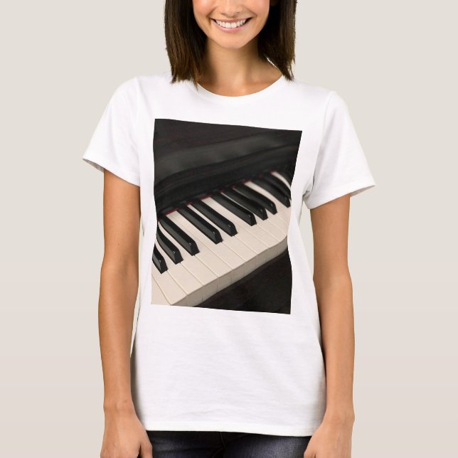 Coola Piano-design T Shirt (Framsida)