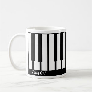 Coola Piano Nycklar Design Kaffemugg