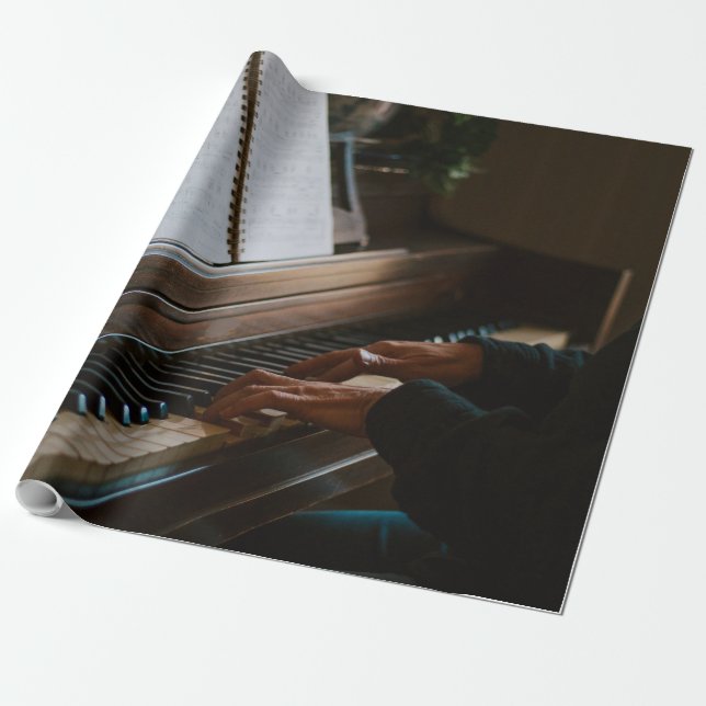 Coola Piano Presentpapper (Utrullad)