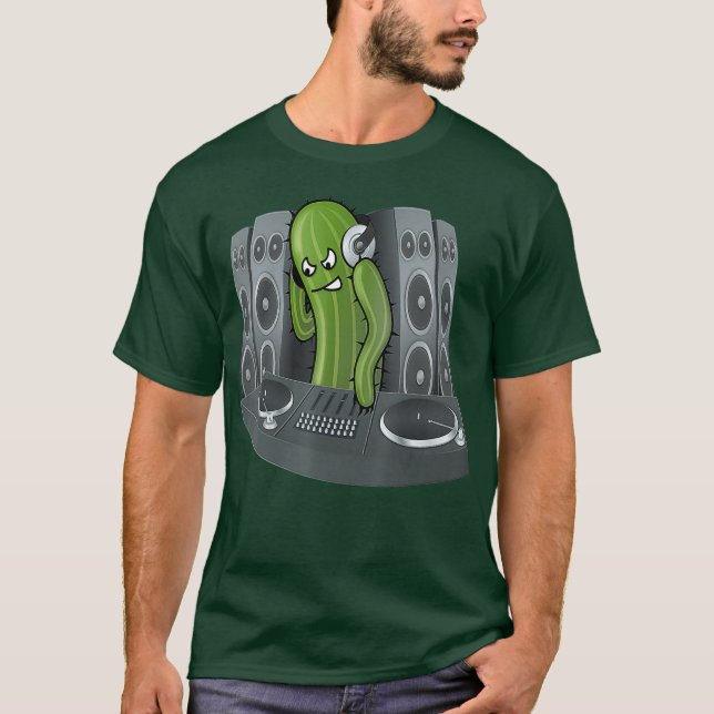 COOLA PICKLE DJ TSHIRT I ELECTRONIC DJ MUSIC T SHIRT (Framsida)