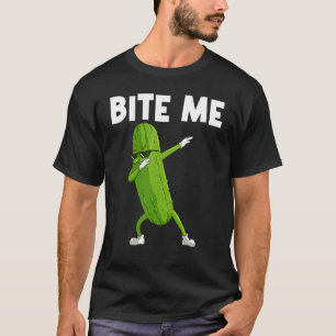 Coola Pickle För manar Women Big Dill Cucumber Veg T Shirt