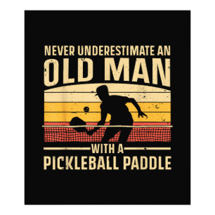 Coola Pickleball Art För Män Kvinnor Paddle Pickle Fototryck