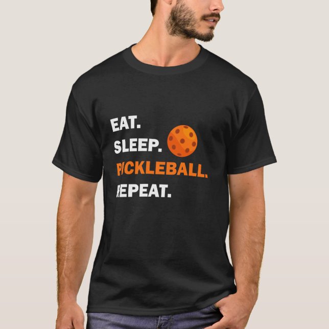 Coola Pickleball Art För manar Women Pickle Älskar T Shirt (Framsida)