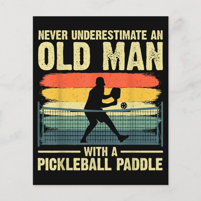 Coola Pickleball Design För manar farfar Picklebal (Framsida)