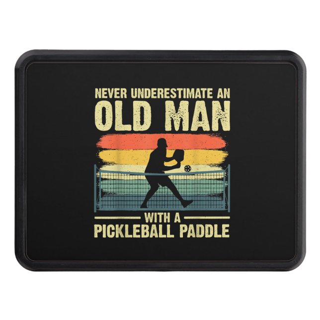 Coola Pickleball Design För manar farfar Picklebal Dragkroksskydd (Framsidan)