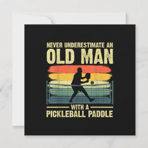Coola Pickleball Design För manar farfar Picklebal Tack Kort