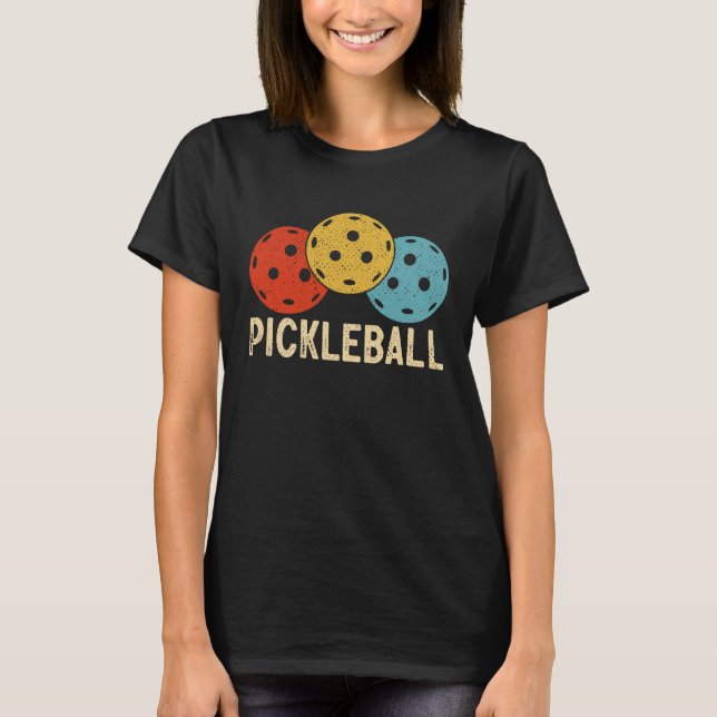 Coola Pickleball för Paddle Pickleball Player 4 T Shirt (Framsida)