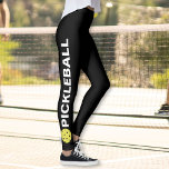 Coola Pickleball Leggings Gult Boll Anpassningsbar<br><div class="desc">Perfekten är en pickleball-entusiaster. Högkvalitativ bensin med ord PICKLEBALL och en gult pickleball på vardera sidan. Roligt för att avslappnad uppspelning av social eller turneringsmatchning - ändra enkelt bakgrunden till färg för att matcha klubbens/teamets färger. Klicka bara på anpassa och rulla nedåt till färg-väljaren.</div>