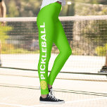 Coola Pickleball Leggings Gult Boll Anpassningsbar<br><div class="desc">Perfekten är en pickleball-entusiaster. Högkvalitativ bensin med ord PICKLEBALL och en gult pickleball på vardera sidan. Roligt för att avslappnad uppspelning av social eller turneringsmatchning - ändra enkelt bakgrunden till färg för att matcha klubbens/teamets färger. Klicka bara på anpassa och rulla nedåt till färg-väljaren.</div>