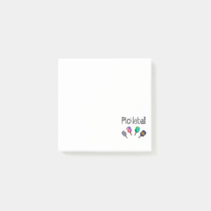 Coola Pickleball och Paddles Sports Art Post-it Block