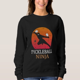 Coola Pickleball-träning med att säga Ninja Pickle T Shirt