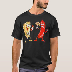 Coola Pierogi och Kielbasa Polska Food Funny T Shirt