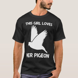 Coola Pigeon for Girls Kids Sten Dove Bird Pet T Shirt