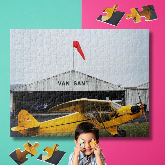 Coola Pilot Flygplans Foto Familj Natt Anpassad Pussel (Skapare uppladdad)