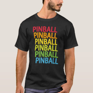 Coola Pinball Arcade Game Retro-utseende T Shirt