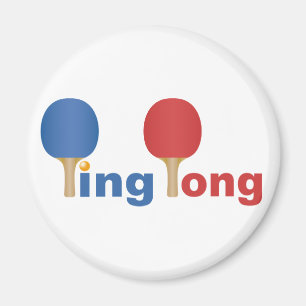Coola Ping Pong Emblem Magnet