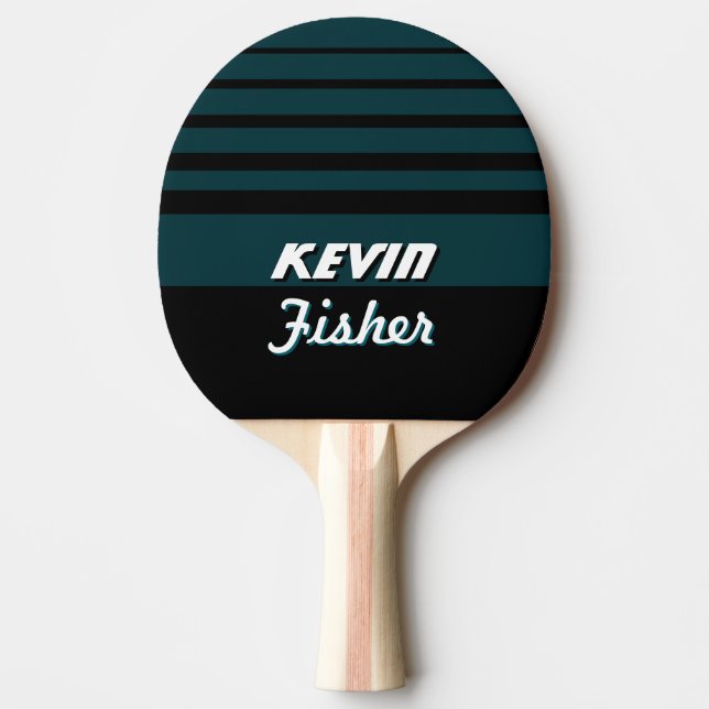 Coola Ping Pong Paddle med Namn Pingisracket (Framsidan)