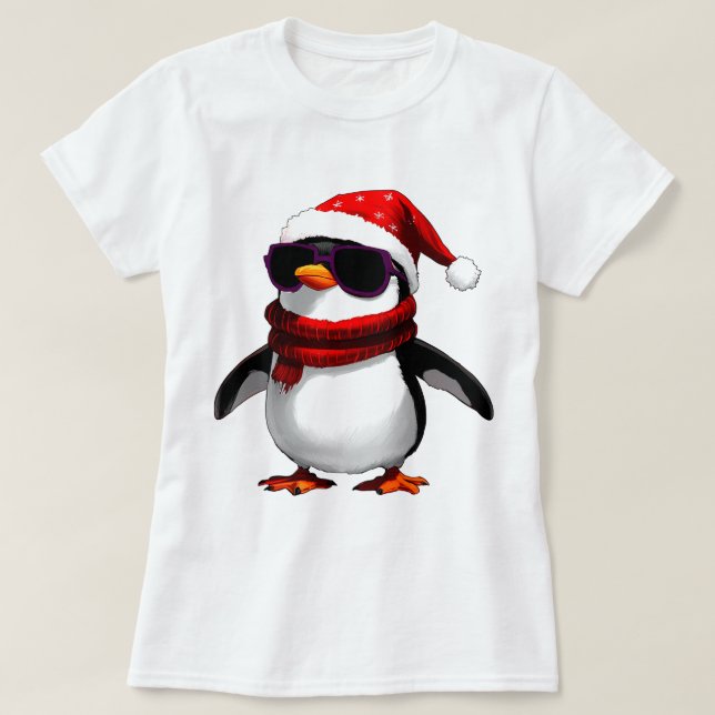 Coola pingviners jul t shirt (Design framsida)