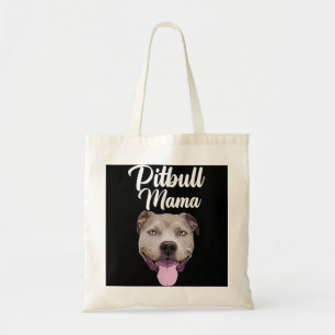 Coola Pitbull Mamma för Women Mamma Pitbull Owner  Tygkasse