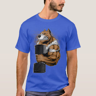 Coola Pitbull Weightlift Funny Deadlift Manar T Shirt