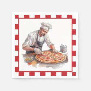 Coola pizza party pappersservett