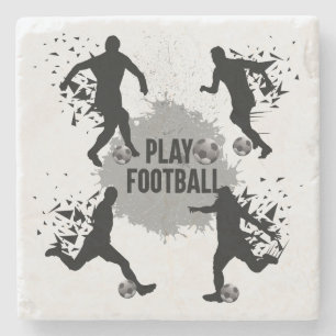 Coola Play Football Silhouettes Stenunderlägg
