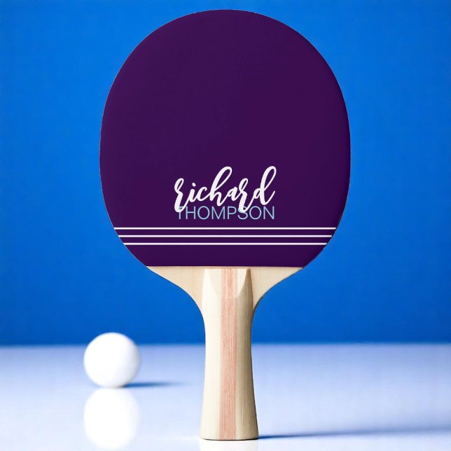 Coola Player Namn Lila Pingisracket (Skapare uppladdad)