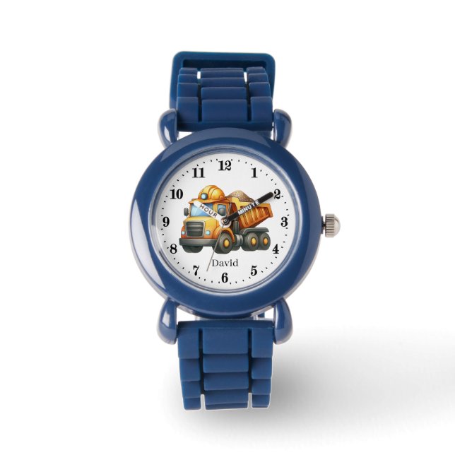 Coola pojkar - bygge älskare anpassade armbandsur (Framsida)