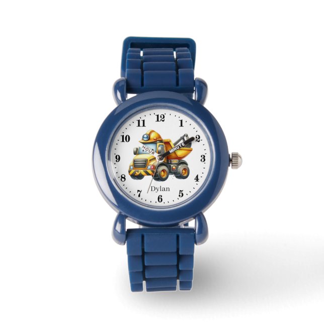 Coola pojkar - bygge älskare anpassade armbandsur (Framsida)