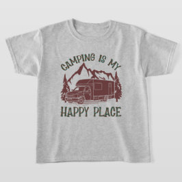 Coola pojkar som campar lycklig ställe ord art t shirt